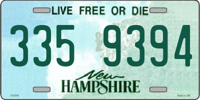 NH license plate 3359394