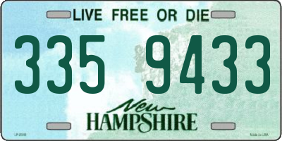 NH license plate 3359433