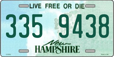 NH license plate 3359438