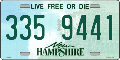 NH license plate 3359441