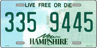 NH license plate 3359445