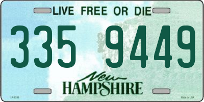 NH license plate 3359449