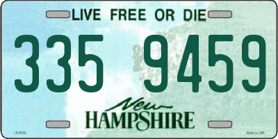 NH license plate 3359459