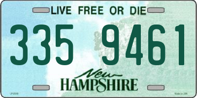 NH license plate 3359461