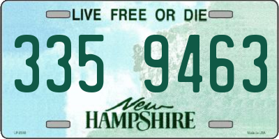 NH license plate 3359463
