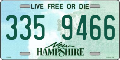 NH license plate 3359466