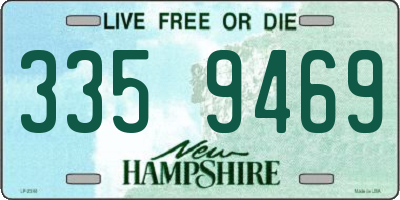 NH license plate 3359469