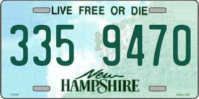 NH license plate 3359470