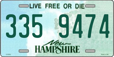 NH license plate 3359474