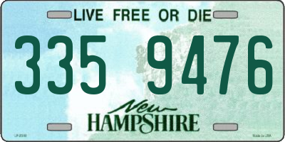 NH license plate 3359476