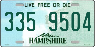 NH license plate 3359504