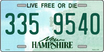 NH license plate 3359540