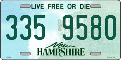 NH license plate 3359580