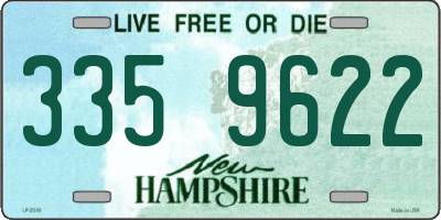 NH license plate 3359622