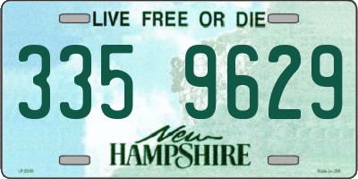 NH license plate 3359629