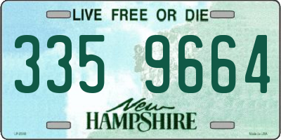 NH license plate 3359664