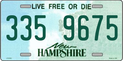 NH license plate 3359675