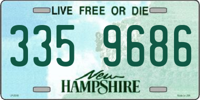 NH license plate 3359686