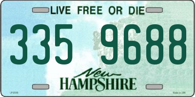 NH license plate 3359688