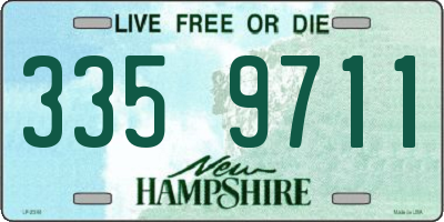 NH license plate 3359711