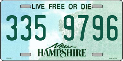 NH license plate 3359796
