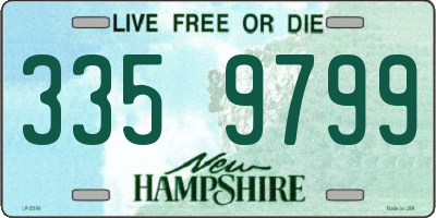 NH license plate 3359799