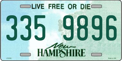 NH license plate 3359896