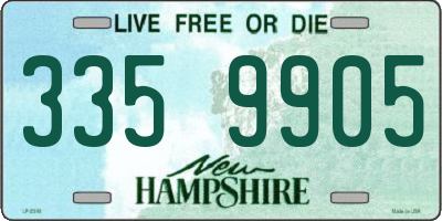 NH license plate 3359905