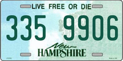 NH license plate 3359906