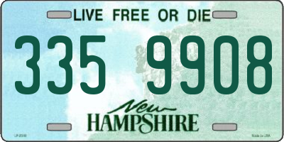 NH license plate 3359908