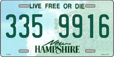 NH license plate 3359916