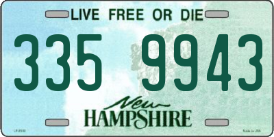NH license plate 3359943
