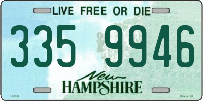 NH license plate 3359946