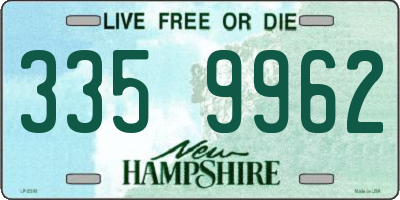 NH license plate 3359962