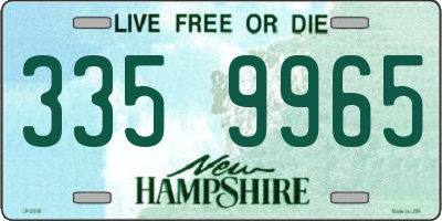 NH license plate 3359965