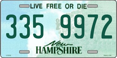 NH license plate 3359972