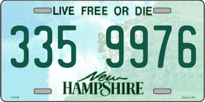 NH license plate 3359976