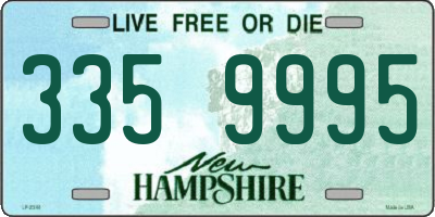 NH license plate 3359995