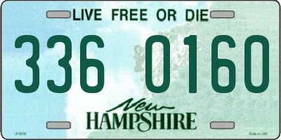 NH license plate 3360160