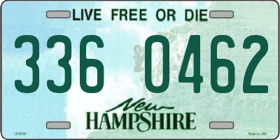 NH license plate 3360462