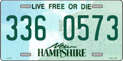 NH license plate 3360573