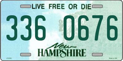 NH license plate 3360676