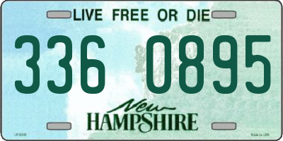NH license plate 3360895