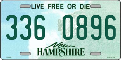 NH license plate 3360896