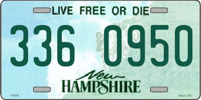 NH license plate 3360950