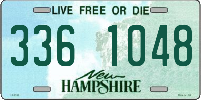 NH license plate 3361048