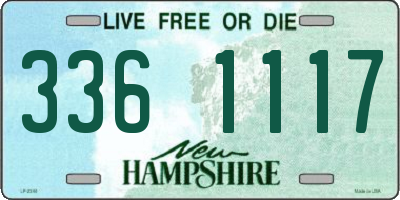 NH license plate 3361117