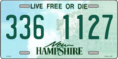 NH license plate 3361127