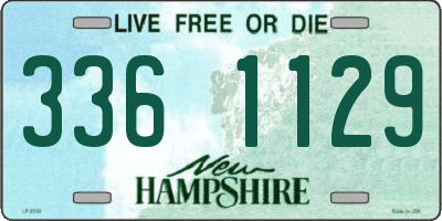 NH license plate 3361129