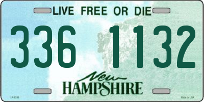 NH license plate 3361132
